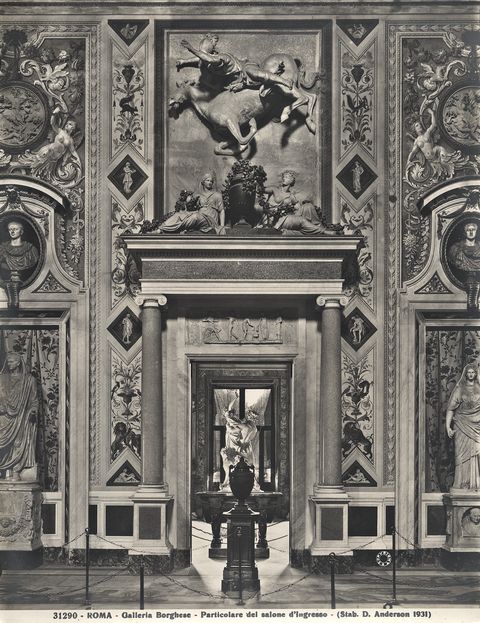 Anderson — Roma - Galleria Borghese - Particolare del salone d'Ingresso — insieme